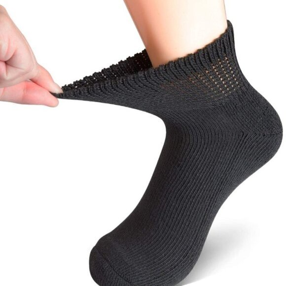 DIABETIC COMFORT SEAM SOCKS MD UNISEX 2 PACK - Picture 3 of 9